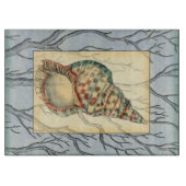 Seashell and Tree Branches Snijplank (Voorkant)