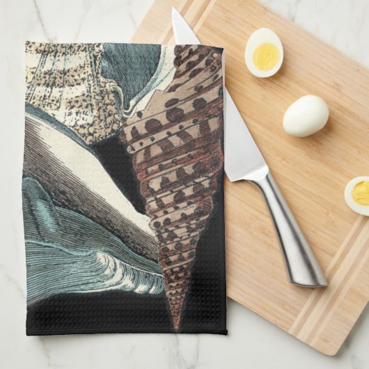 Seashell Anthology Theedoek (Quarter Fold)