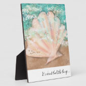 Seashell Art & Quote Fotoplaat (Zijkant)