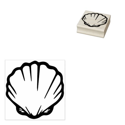Seashell Art Stempel (Gestempeld)