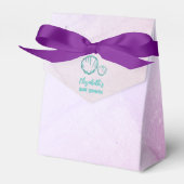 Seashell-Baby shower Bedankdoosjes (Voorkant Zijde)