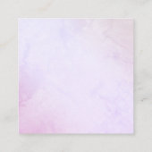 Seashell Baby shower Boeken voor Baby Informatiekaartje (Achterkant)