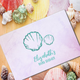 Seashell-Baby shower Gastenboek