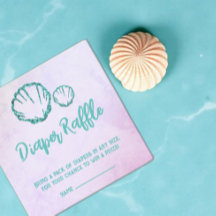 Seashell Baby shower Luierloep