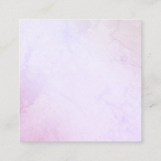 Seashell Baby shower Luierloep Informatiekaartje (Achterkant)