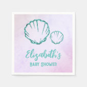 Seashell-Baby shower Servet (Voorkant)