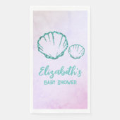 Seashell Baby shower servetten (Voorkant)