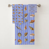 Seashell badkamer handdoek set (Insitu)