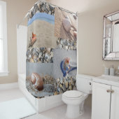 Seashell Beach Bathroom Showgordijn Douchegordijn (In situ)