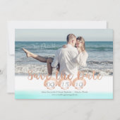 Seashell Beach Bewaar de datum Save The Date (Voorkant)