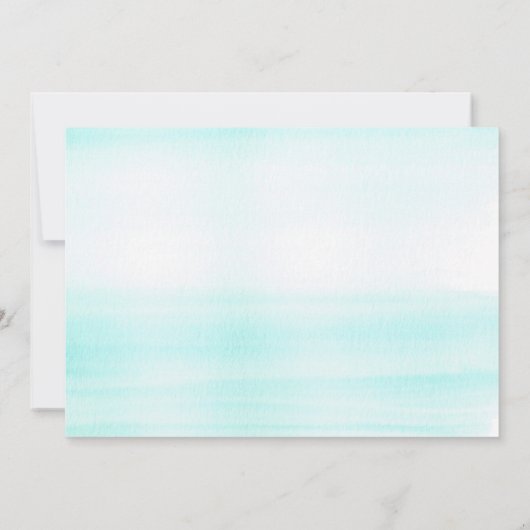 Seashell Beach Bewaar de datum Save The Date (Achterkant)