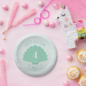 Seashell Beach Birthday Party Papieren Bordje (Feest)