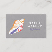 Seashell Beach Chic Elegant Visitekaartje (Voorkant)