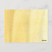 Seashell Beach Destination Trouwtafel Kaart (Achterkant)