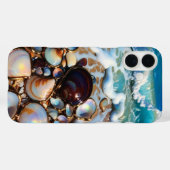 Seashell Beach iPhone Hoesje Kust Zomer Design (Achterkant (horizontaal))