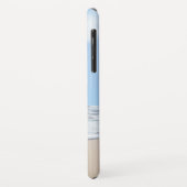 Seashell Beach Monogrammed Case-Mate iPhone Case (Achterkant/links)