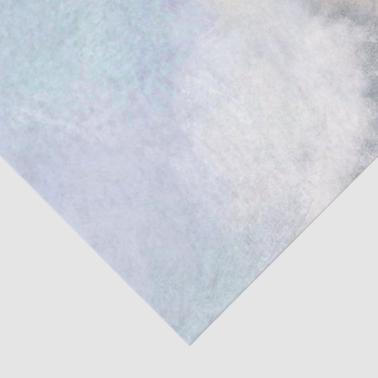 Seashell Beach Sand Pastel Blue Wave Decoupage Tissuepapier (Detail)