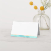 Seashell Beach Thleding Wedding Folded Place Card Plaatskaartje (Achterkant)