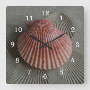 Seashell Beach Wall klok