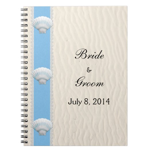 Seashell Beach Weddenschap Book Notitieboek (Voorkant)