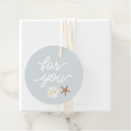 Seashell Beach zeesterren voor jou plezier Bedankjes Labels