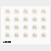 Seashell Bedankt Beach Theme Party Stickers (Vel)