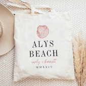 Seashell Bestemming Bruiloft Welkom Tote Bag