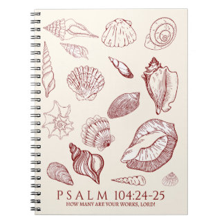Seashell Bible Verse Notitieboek
