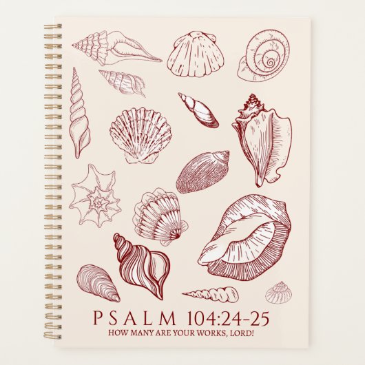 Seashell Bible Verse Planner (Voorkant)
