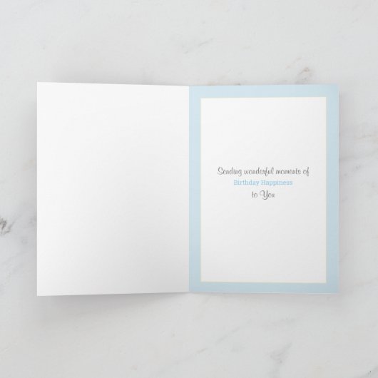 Seashell Birthday Greetings Kaart (Binnen)