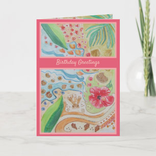 Seashell Birthday Greetings Special Friend Kaart