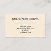 Seashell Blauwgroen Beige  Ocean Beach Theme Visitekaartje (Achterkant)