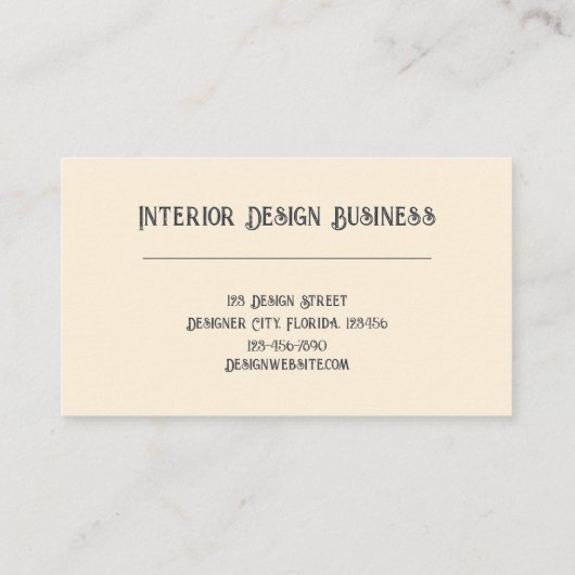 Seashell Blauwgroen Beige  Ocean Beach Theme Visitekaartje (Achterkant)