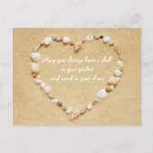 Seashell Blessings Briefkaart (Voorkant)