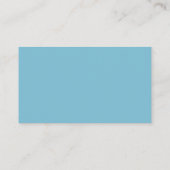 Seashell Blue Nautical Elegant Wedding Website Informatiekaartje (Achterkant)