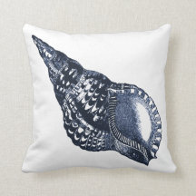  Seashell Blue Pillow