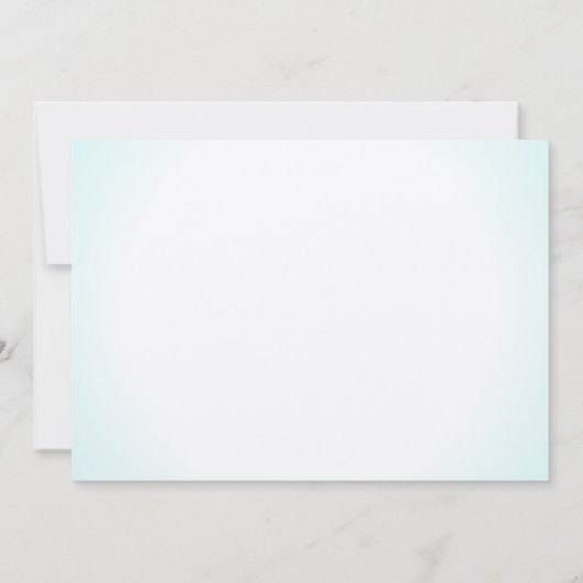 Seashell Boeket en Starfish Destination Wedding Kaart (Achterkant)