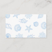 Seashell Bridal Registry QR code Informatiekaartje (Achterkant)