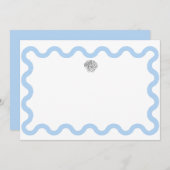 Seashell Briefpapier Notitiekaartje (Voorkant / Achterkant)