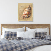 Seashell Canvas Afdruk (Insitu (Slaapkamer))