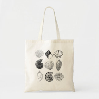 Seashell canvas tas