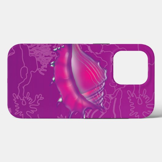 Seashell Case-Mate iPhone Case (Achterkant (horizontaal))