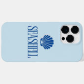 Seashell Case-Mate iPhone Case (Achterkant (horizontaal))