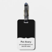 Seashell Collage Bagagelabel (Achterkant verticaal)