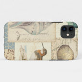 Seashell Collage Case-Mate iPhone Case (Achterkant (horizontaal))