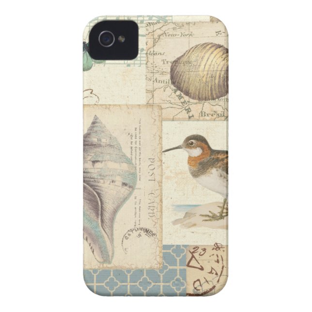 Seashell Collage Case-Mate iPhone Case (Achterkant)