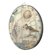 Seashell Collage Dartbord (Voorkant Rechts)