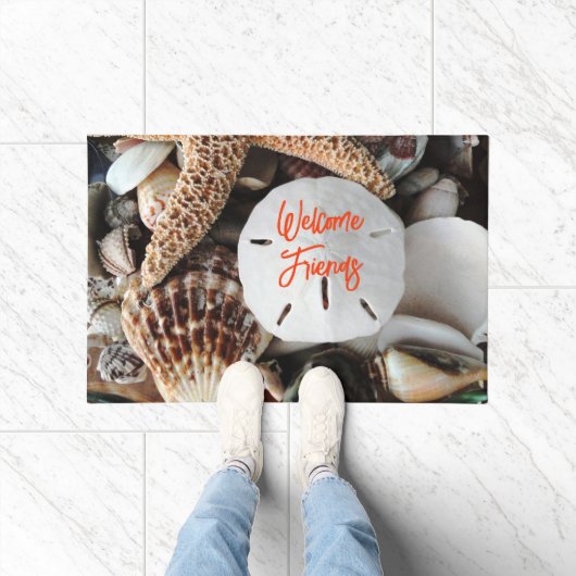 Seashell Collectie Welkom Friends Doormat Deurmat (Binnen)