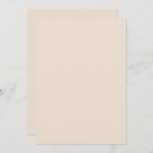 Seashell Color Kaart (Voorkant / Achterkant)