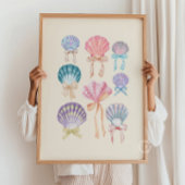 Seashell Coquette Collectie Neutraal Poster